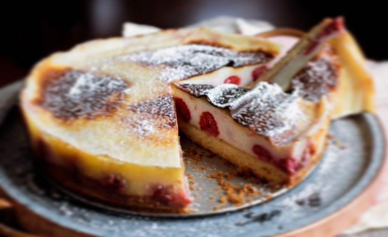 Chilean Rasberry/blueberry Kuchen (tart